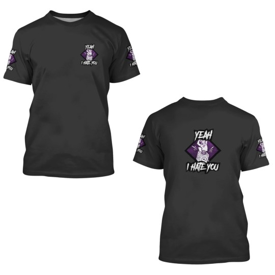 Discover Yeah I hate you Pop Goes The Weasel killer perk DBD Dead by Daylight 3D T Shirts
