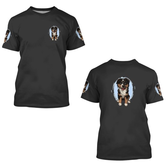 Discover Smiley Aussie Pup 3D T Shirts