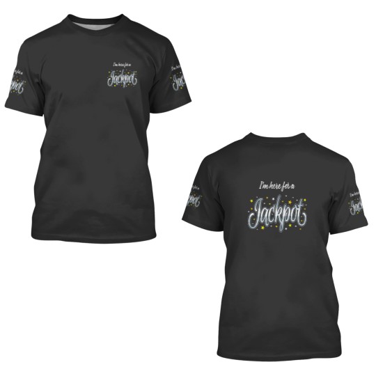 Discover Slot Machine Jackpot Casino Gambling 3D T Shirts