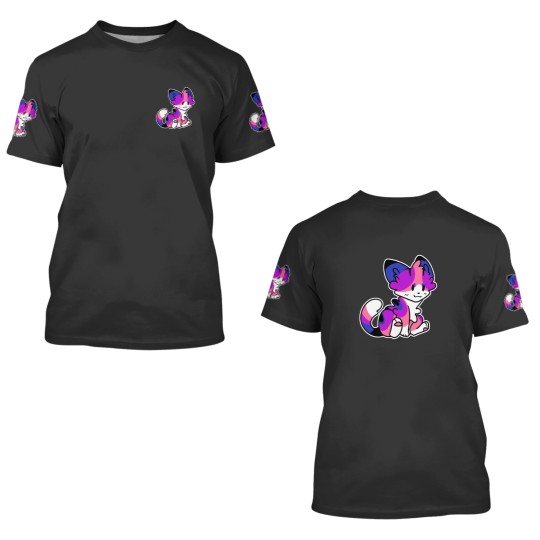 Discover Genderfluid Pride Cat 3D T Shirts