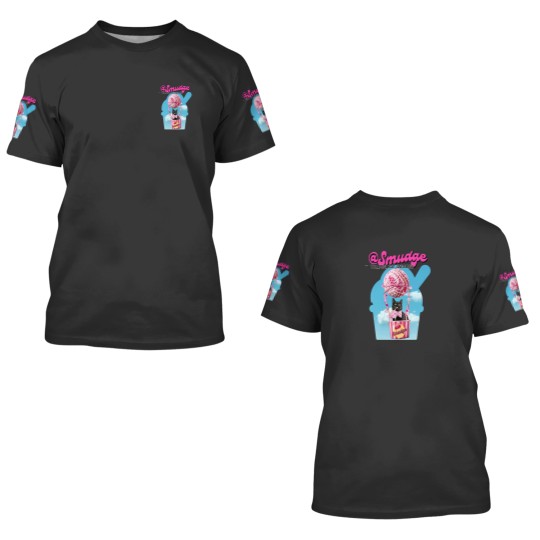 Discover Smudge In A Hot Air Ice Cream Balloon 3D T Shirts