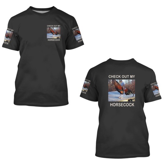 Discover check out my horsecock funny horse cock meme hilarious 3D T Shirts