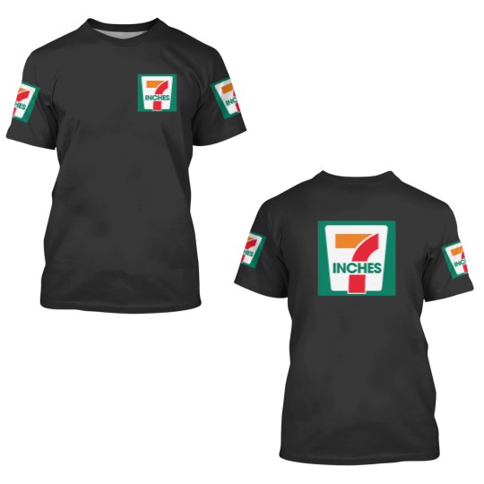 Discover 7 Inches Funny 7 11 Parody 3D T Shirts