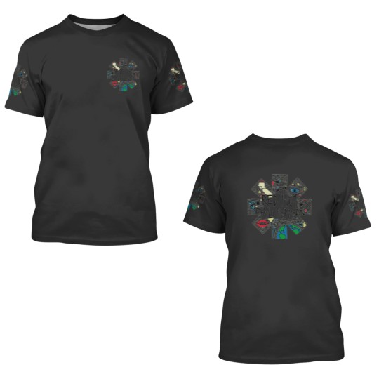 Discover Vintage Red Hot Chili Peppers Concert 3D T Shirts