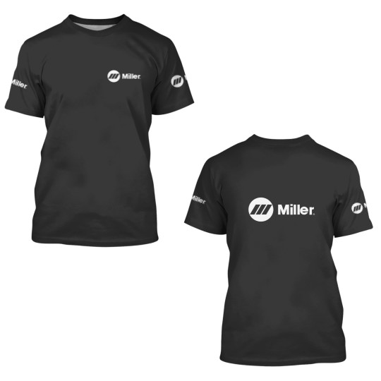 Discover Millerr Welding Equipment White Logo 3D T Shirts