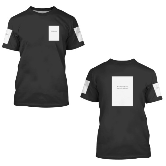 Discover Hans Zimmer film score plays in the background Graphic 3D T Shirts