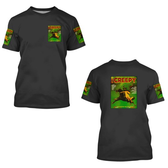 Discover YEP ITS ANOTHER GREAT Vintagess CREEPY 76 MAGAZINE COVER! 3D T Shirts