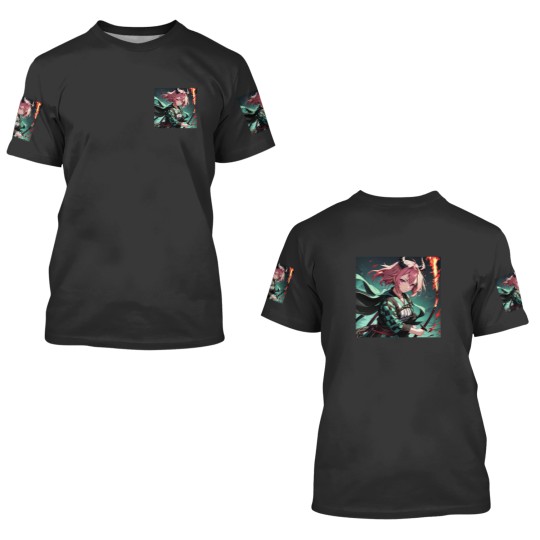 Discover Demon Slayerss Girl With swordss 3D T Shirts