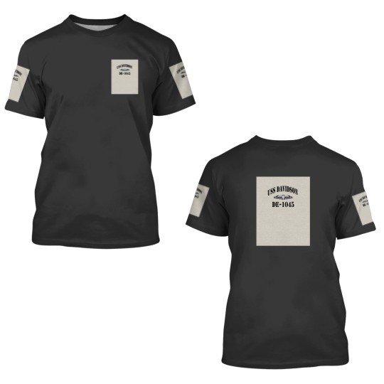 Discover USSss DAVIDSON DE1045 SHIPS STORE 3D T Shirts