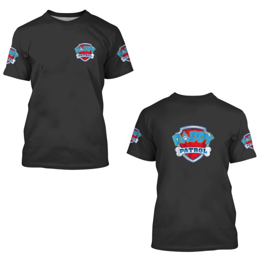 Discover Daddy Patrol Shirt Dog Mom Dad Funny For Men Women Essential 3D T Shirts