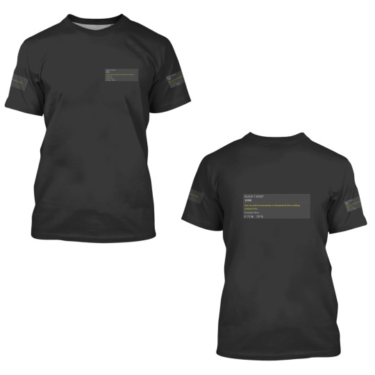Discover Black Witcher 3 Item 3D T Shirts