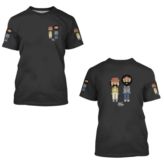 Discover Cheech Chong Toon Style Full Bodies With Logo Tank Top 3D T Shirts