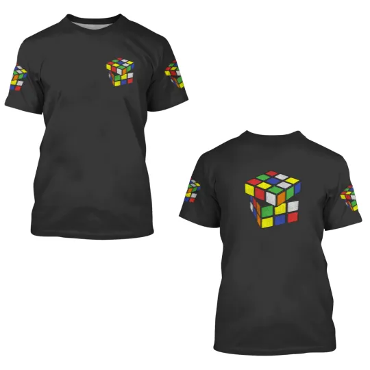 Discover Original Rubik's Cube 3D T Shirts