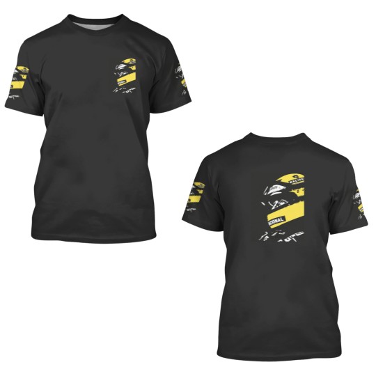 Discover Ayrton Sennaa drawing 3D T Shirts