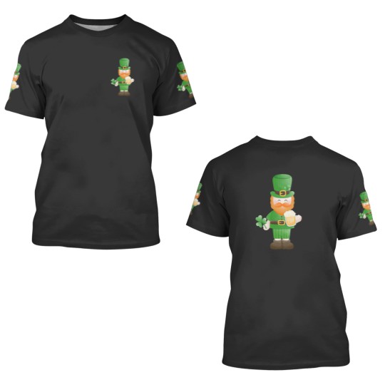 Discover StPatrick Smiling In Party 3D T Shirts
