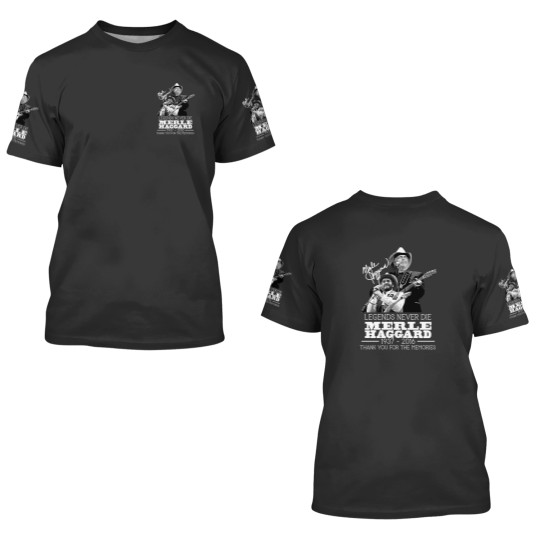 Discover Vintage Merle Haggard Memories Signed Men 3D T Shirts