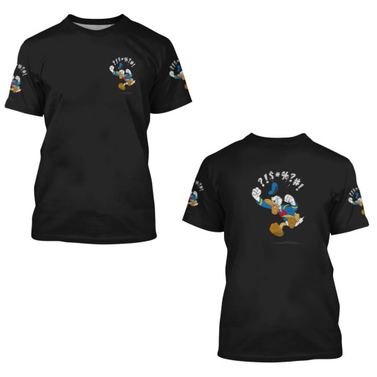 Discover and friends donald angry jump 3D T Shirts