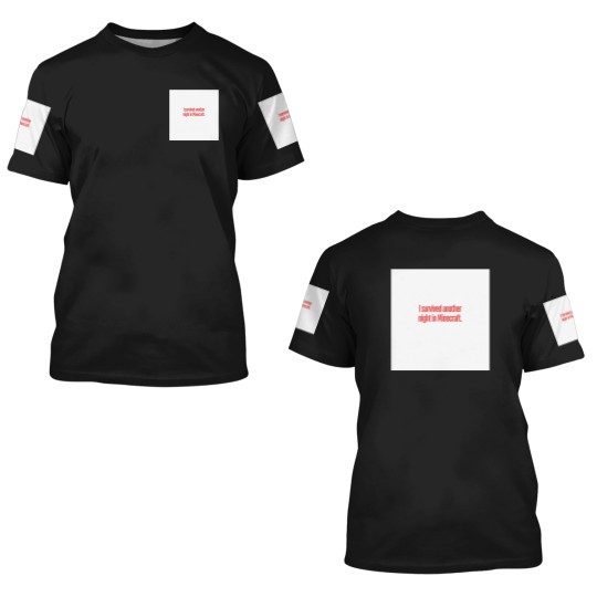 Discover Minecraft Survivor 3D T Shirts