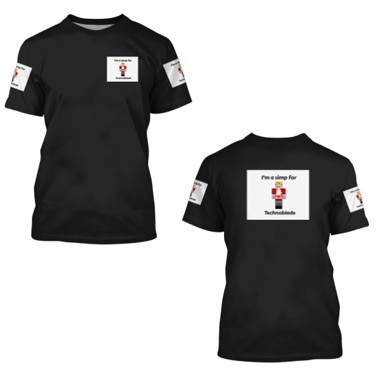 Discover I'M A Simp For Technoblade (White Base) (1) 3D T Shirts