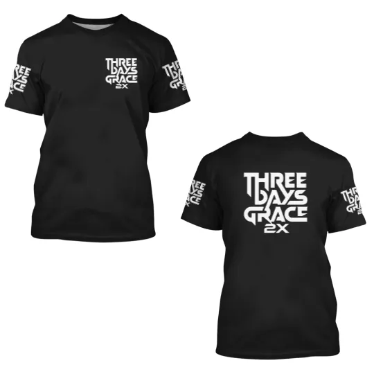 Discover Three Days Grace, Three Days Grace band, Three ,Days ,Grace 3D T Shirts