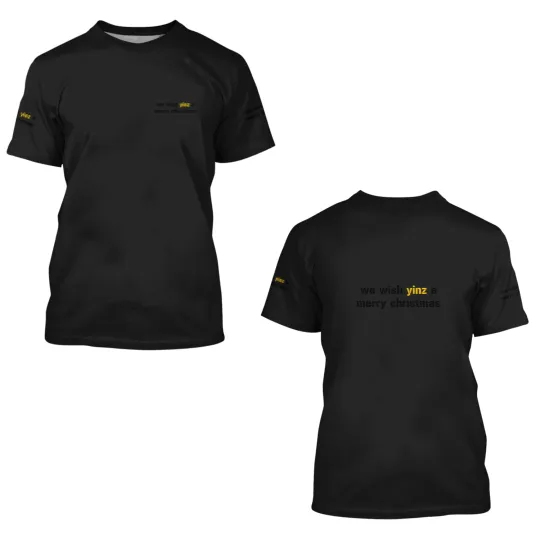 Discover We Wish Yinz A Merry Christmas 3D T Shirts
