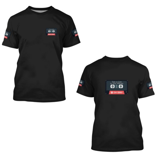 Discover toss a coin to your witcher cassette tape 3D T Shirts