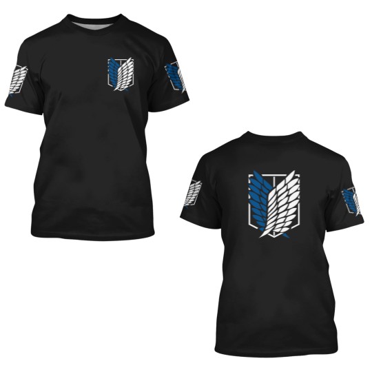 Discover Shingeki no kyojin logo 3D T Shirts