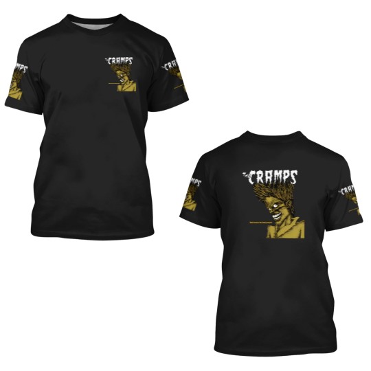 Discover The Cramps Unisex 3D T Shirts: Bad Music For Bad People (Black)