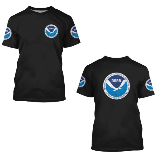 Discover NOAA National Oceanic & Atmospheric Administration 3D T Shirts