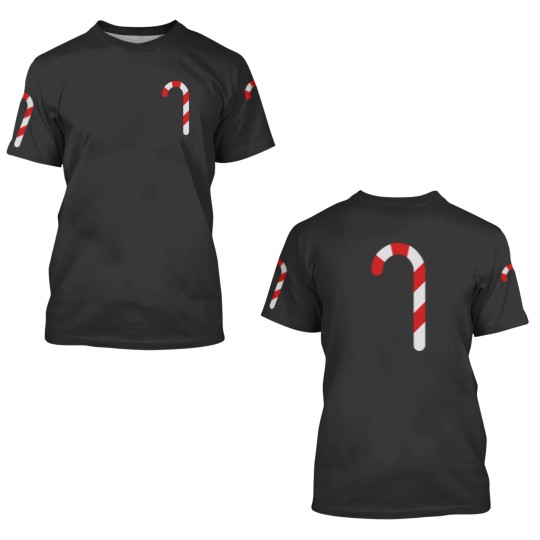 Discover Candy cane 3D T Shirts