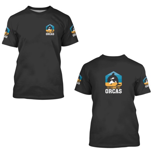 Discover Orca whale gift 3D T Shirts