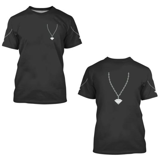Discover gemstone diamond necklace jewelry gold choker rich 3D T Shirts