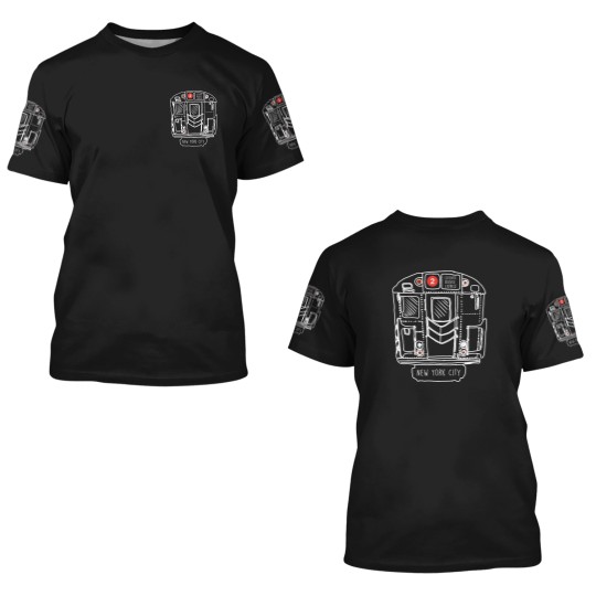 Discover New York City Subway Queens 2 Express Train 3D T Shirts