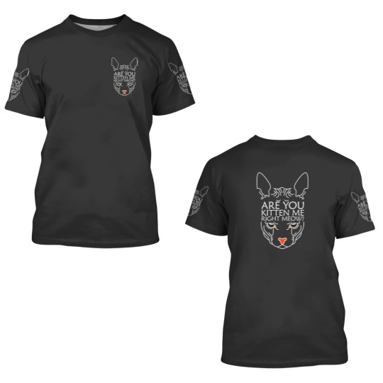 Discover Are you kitten me right meow 3D T Shirts