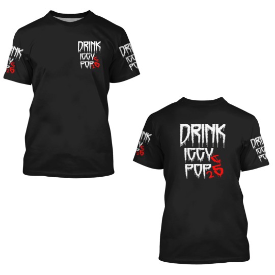 Discover Drink Iggy Pop 3D T Shirts