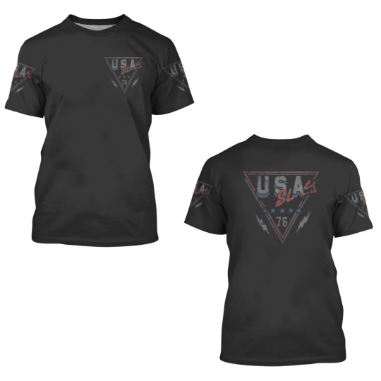 Discover Slay Usa Triangle Graphic 3D T Shirts