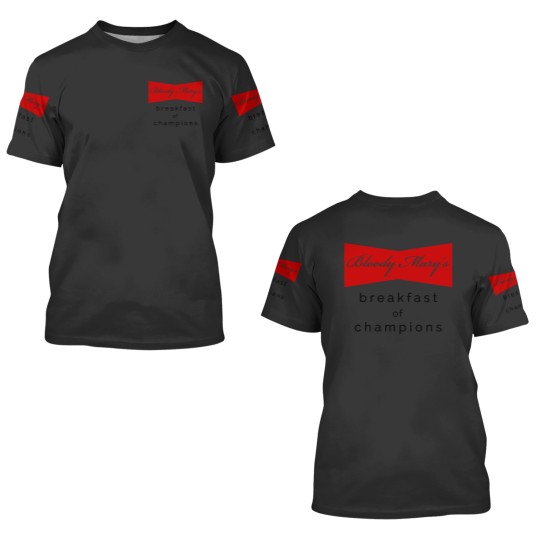 Discover Bloody Mary's Breakfast Of Champions 3D T Shirts