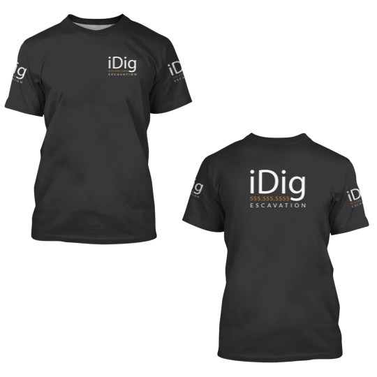 Discover iDIG. Excavator. Backhoe Operator. Gift and Merch 3D T Shirts