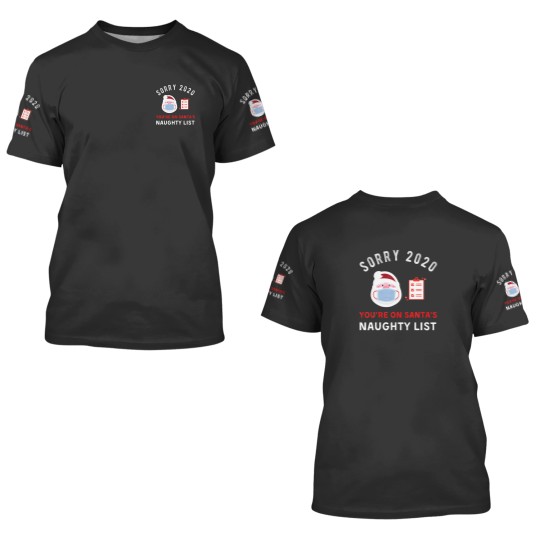Discover FUNNY SANTA's NAUGHTY LIST CHRISTMAS 2020 FUN FAMI 3D T Shirts