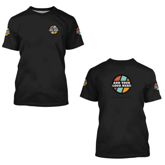 Discover Add Your Business Logo Website Company Employee Polo 3D T Shirts