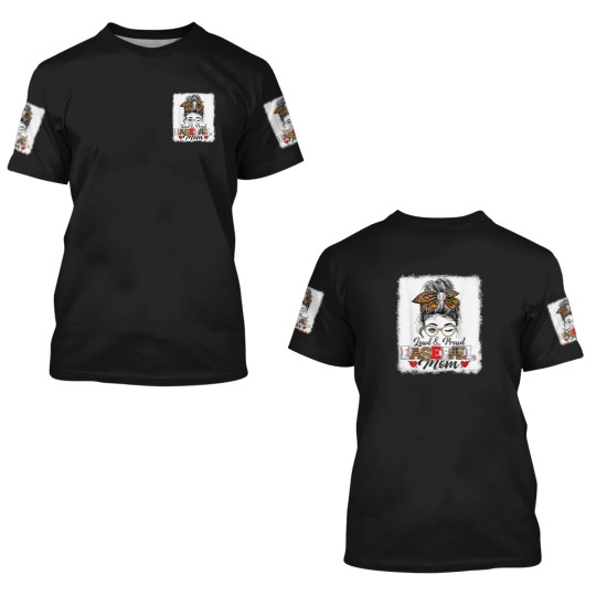 Discover Funny Messy Bun Loud 3D T Shirts