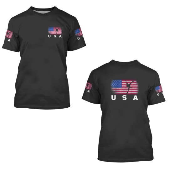 Discover American Flag Figure Skating Cute Us Skaters 3D T Shirts