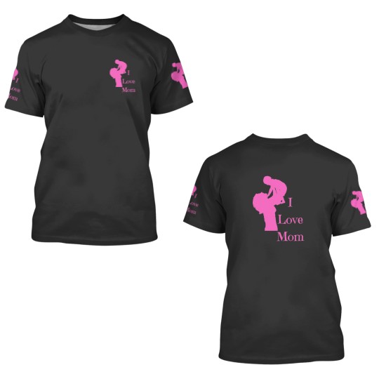 Discover I love mom 3D T Shirts