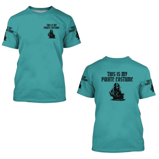Discover This Is My Pirate Costume Pirate Halloween Pirate 3D T Shirts