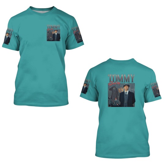 Discover Tommy Shelby Homage 3D T Shirts 3D T Shirts Top Peaky TV Show Gift Tom Thomas By Order Cillian Murphy