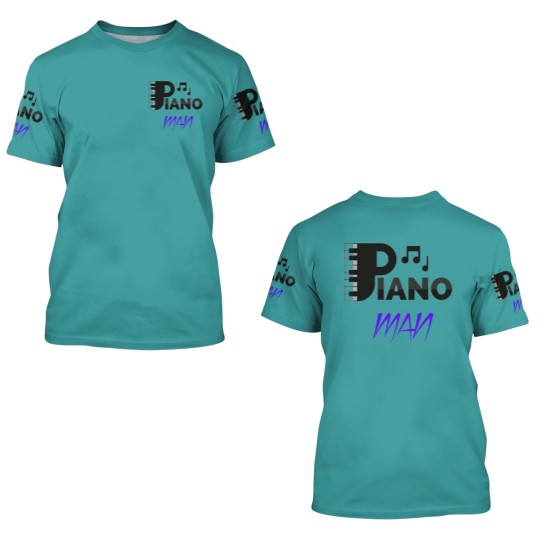Discover Piano Man 3D T Shirts