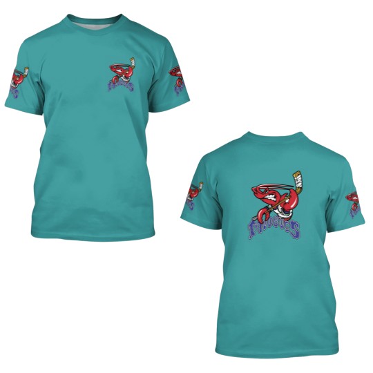 Discover Bossier Shreveport Mudbugs Ice Hockey 3D T Shirts