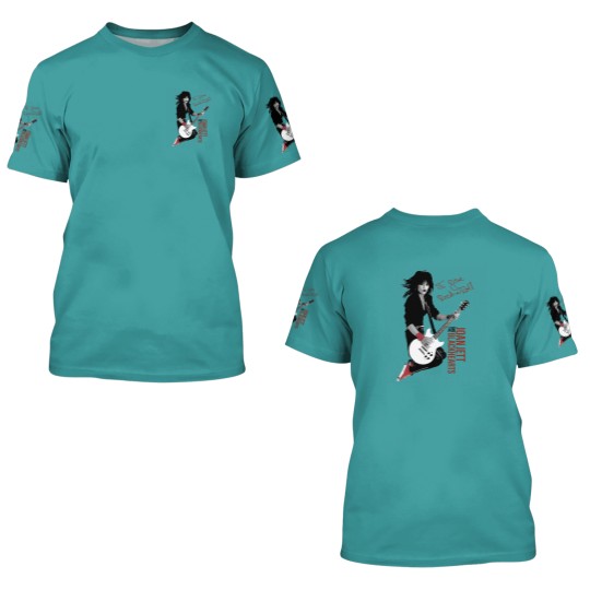 Discover New Joan Jett Rock N Roll Funny 3D T Shirts 3D T Shirts