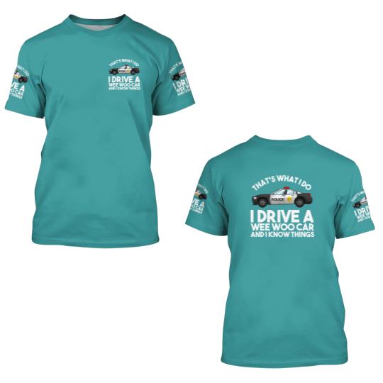 Discover Funny Police Officer Gift For Cop Law Enforcement Men Women 3D T Shirts