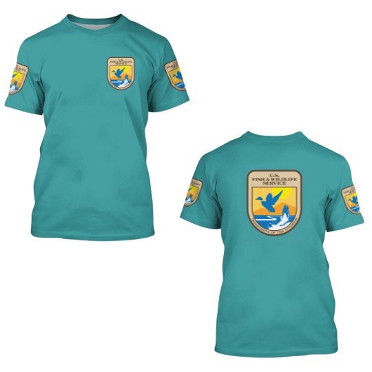 Discover US Fish and Wildlife Service Active 3D T Shirts